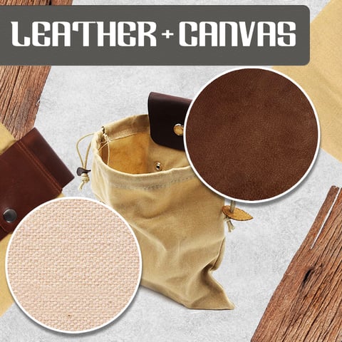 FieldCarry – Durable Leather Canvas Gear Pouch