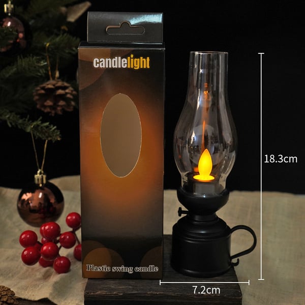 AmberFlame – Retro LED Kerosene Lantern