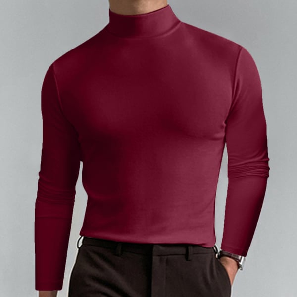 UrbanEdge – Stylish Mock Neck Tee