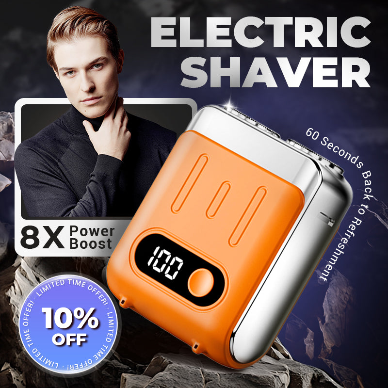 SmoothEdge – Compact Rotary Electric Shaver for Men