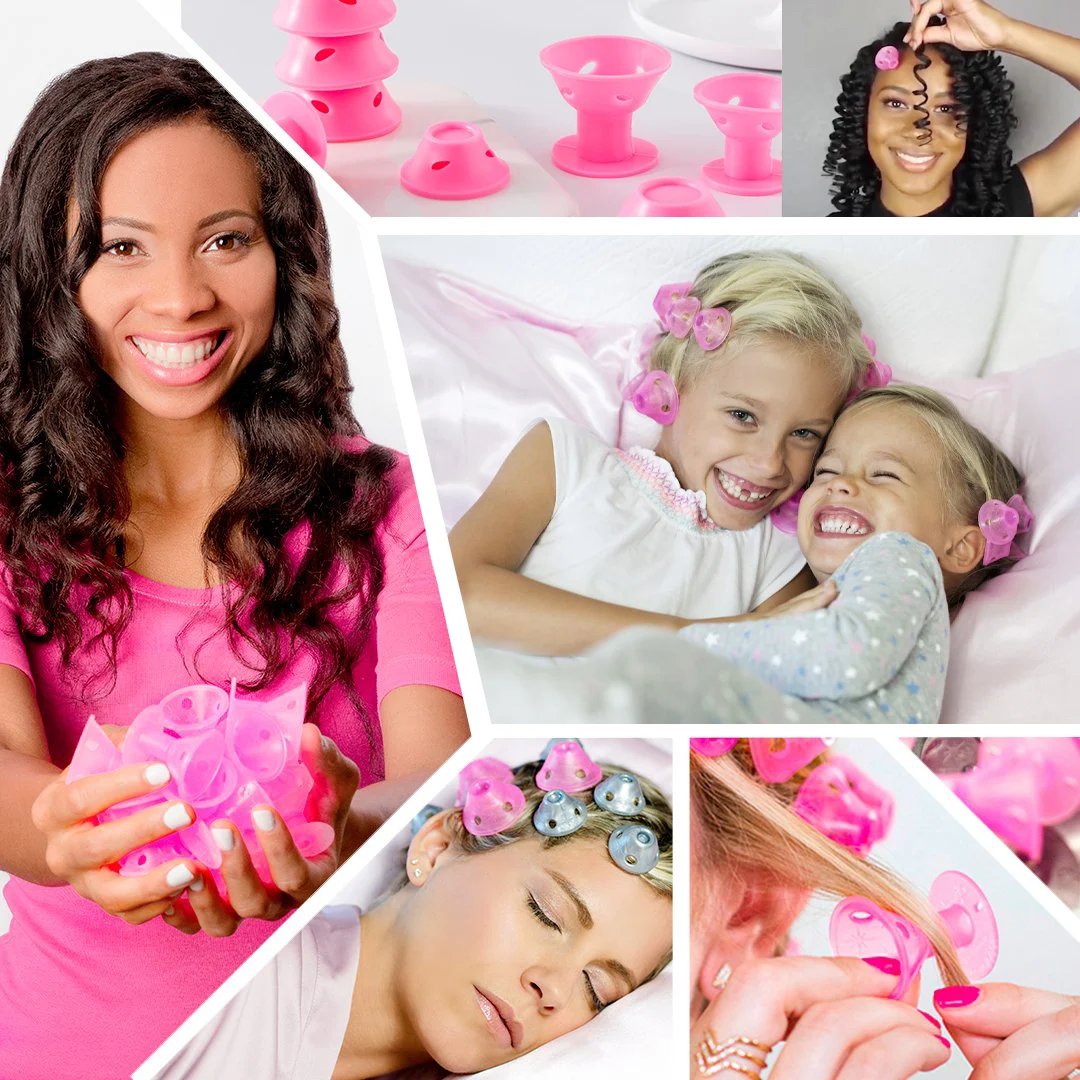 CurlMagic - Heatless Hair Curlers for Effortless Waves