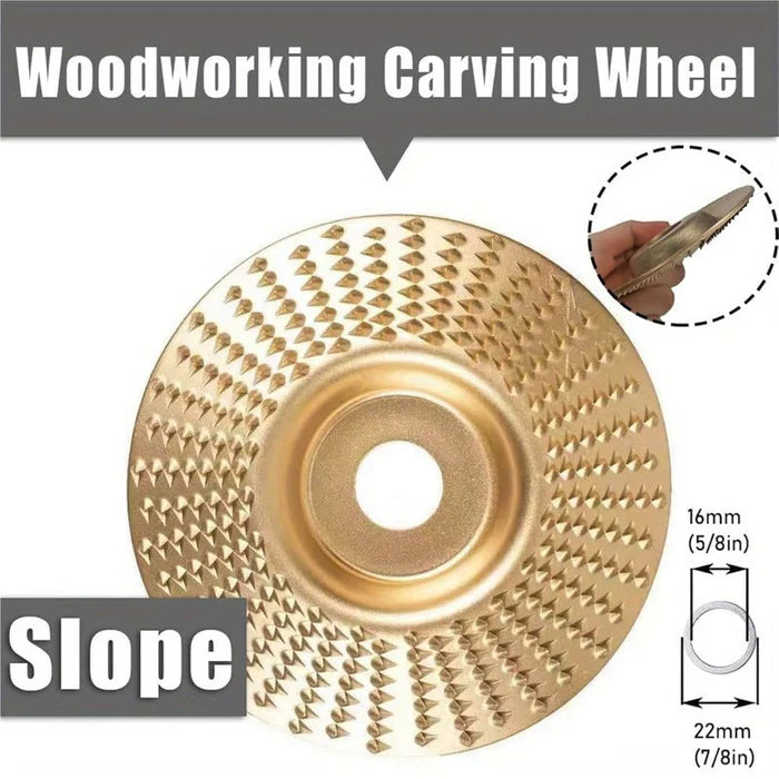 CarvePro – Slope-Type Wood Carving Disc for Angle Grinder