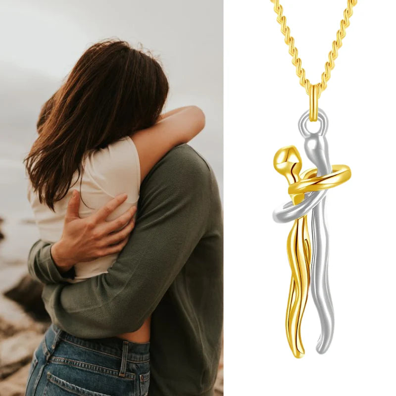 EmbraceJoy – Sentimental Hug Necklace Gift Set