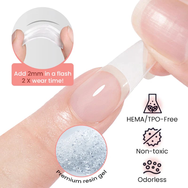 🎉Buy More Free More💅High-transparency 3-in-1 multi-purpose nail-builder Gel.