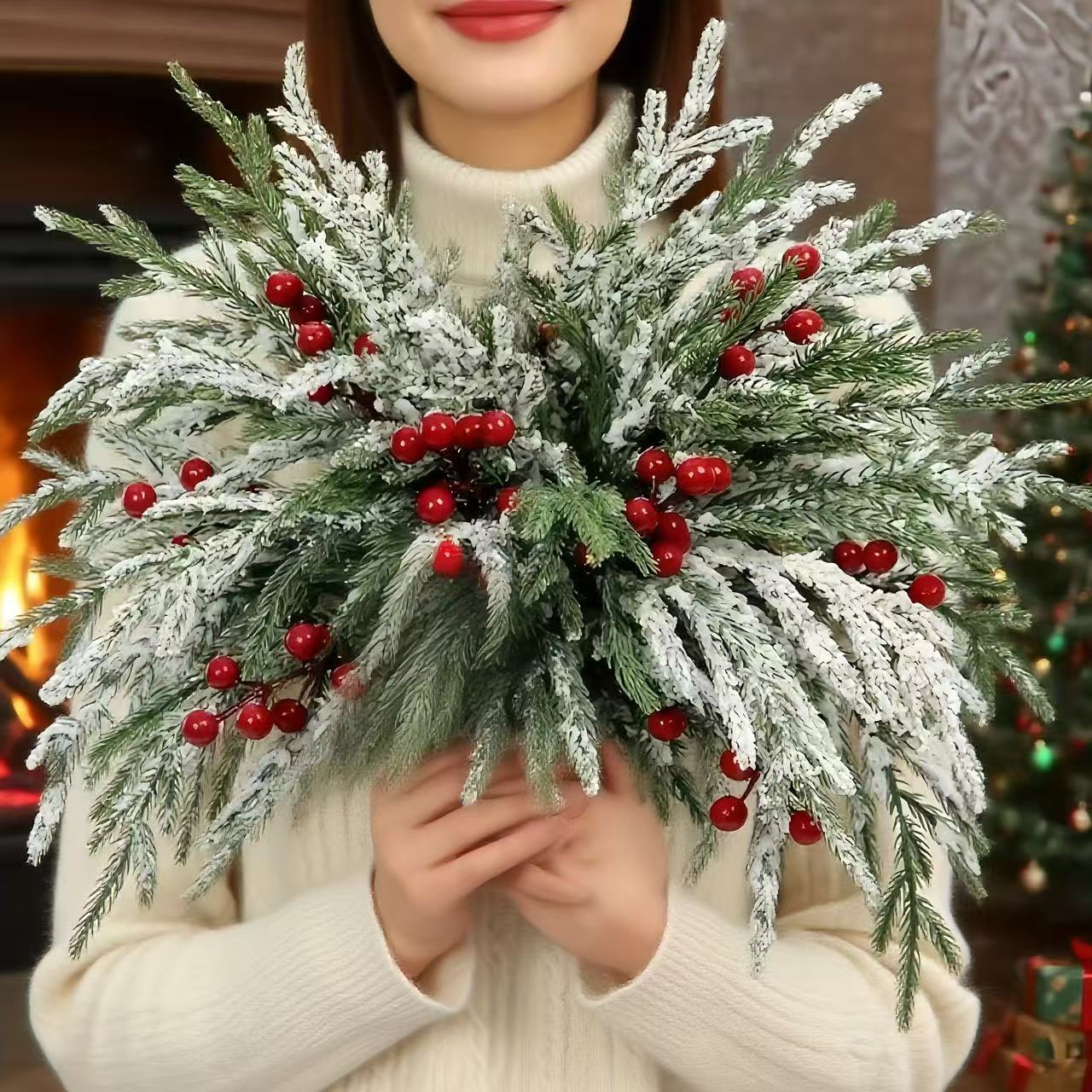JollySpruce - Easy, No-Mess Christmas Greenery Decoration