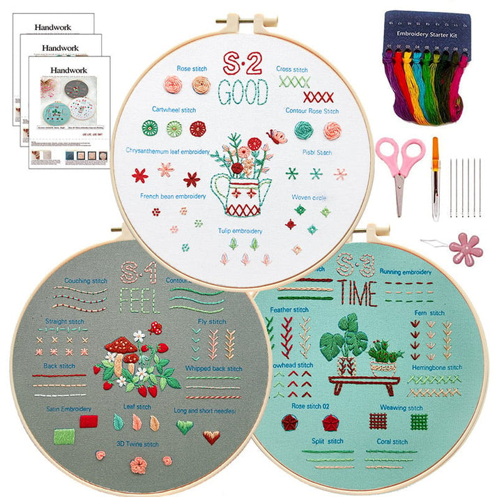 StitchBloom – Beginner’s Embroidery Kit for Creative Expression