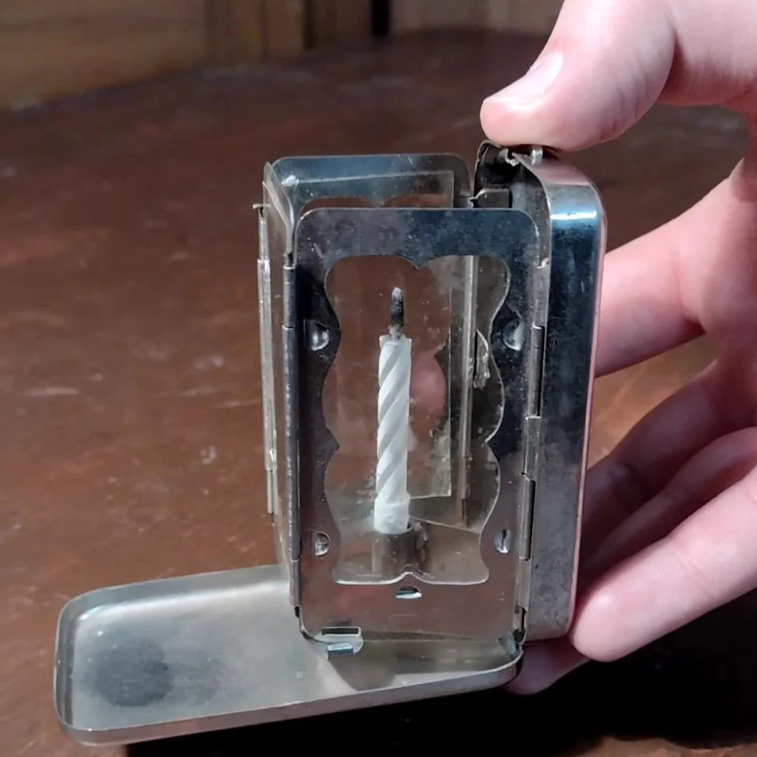 GlowFold – Compact Candle Lantern