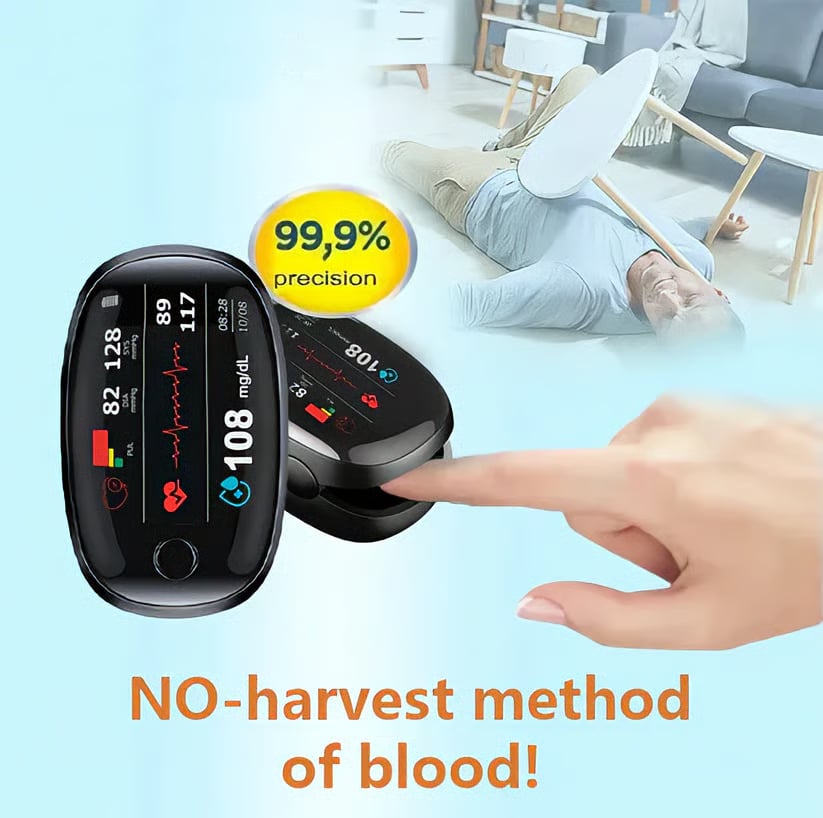 GlucoSense - Painless Smart Blood Monitoring