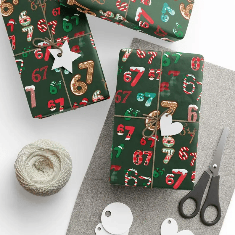 FunRoll - 6 7 Meme Wrapping Paper