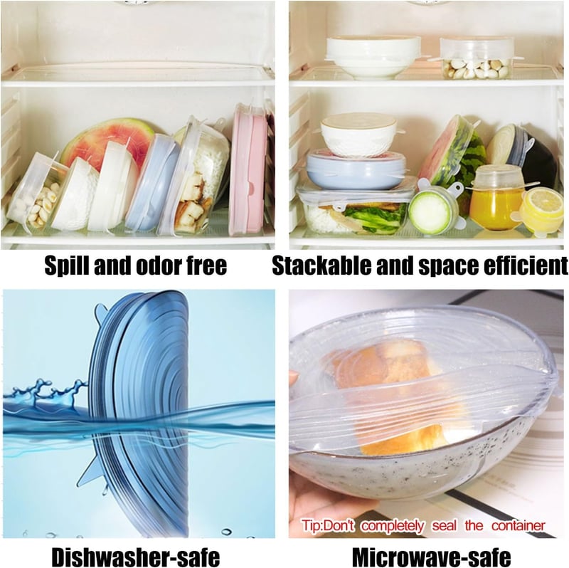 EcoWrap – Airtight Stretchable Food Covers