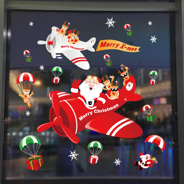FrostyClings – Reusable Christmas Window Stickers