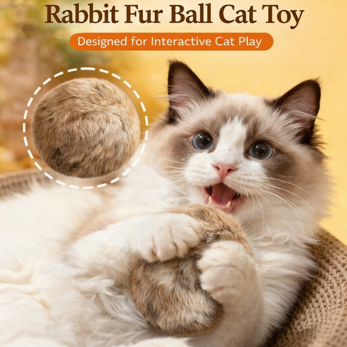PouncePal – Soft Fluffy Cat Toy