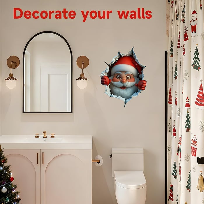 ChristmasGlow – Creative Holiday Wall Sticker Set