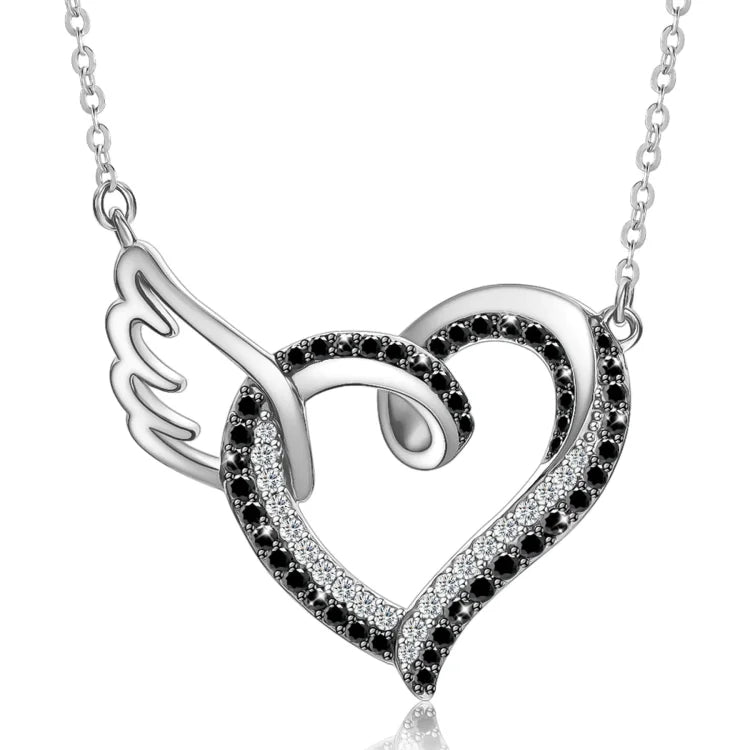 HeavenlyEmbrace – Black Diamond Necklace