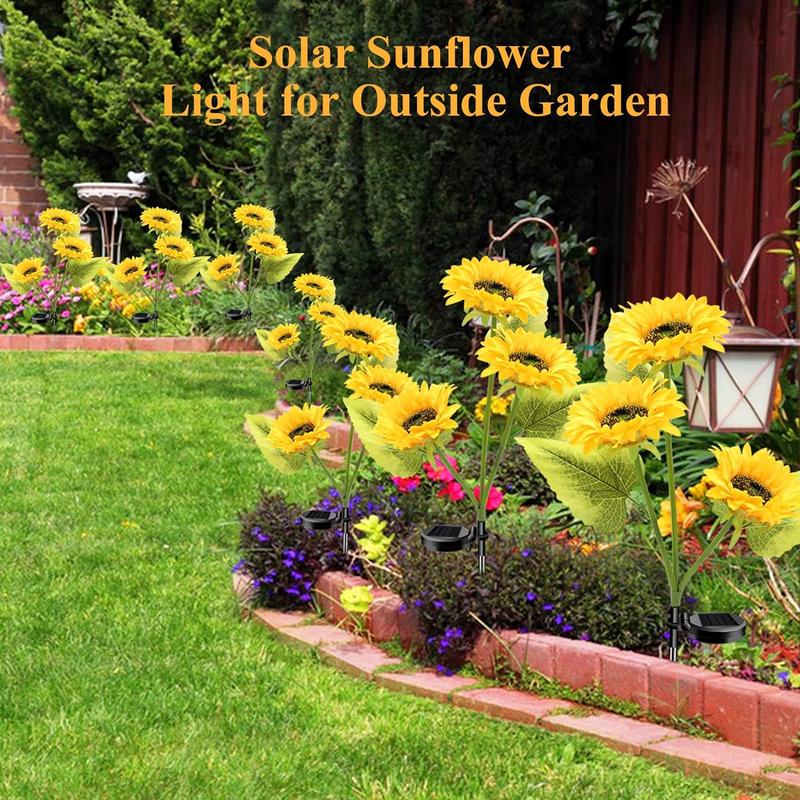 LumiFlora – Decorative Solar Sunflower Yard Lights