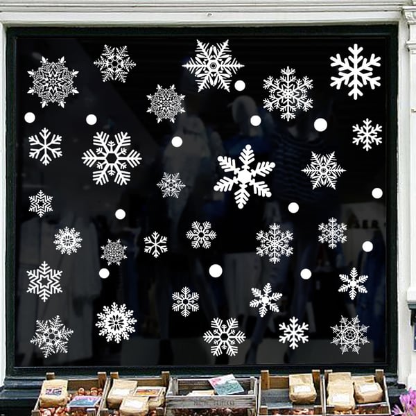 FrostyClings – Reusable Christmas Window Stickers