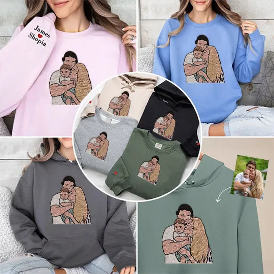 CherishWear - Custom Photo Memory Sweatshirt