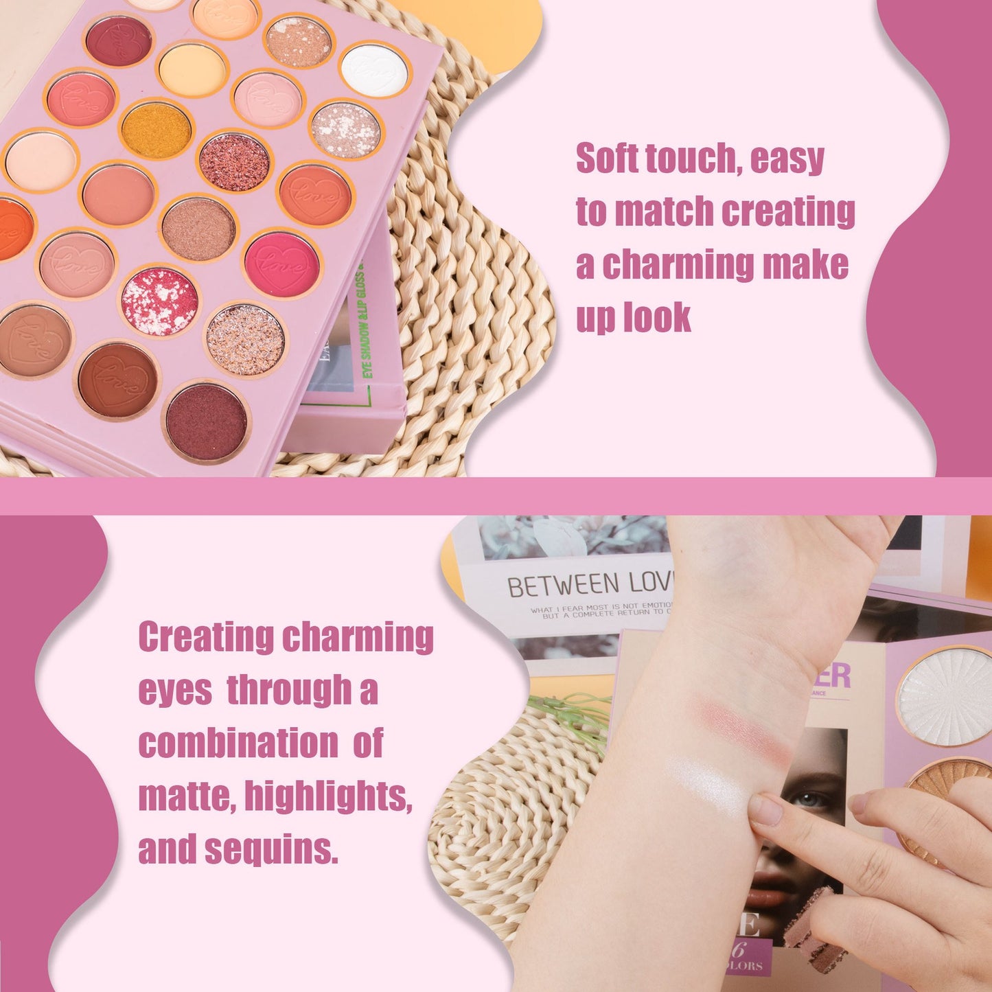 ShadeLibrary – 5 Layer Book Palette with 67 Pro Eyeshadow Shades