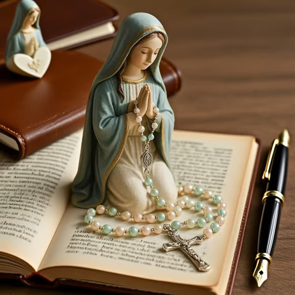 DivineGrace – Virgin Mary Rosary Holder