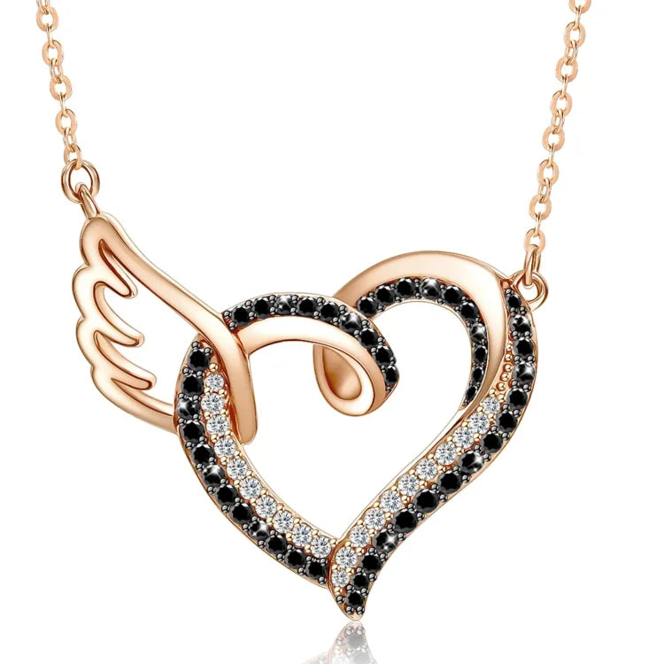 HeavenlyEmbrace – Black Diamond Necklace