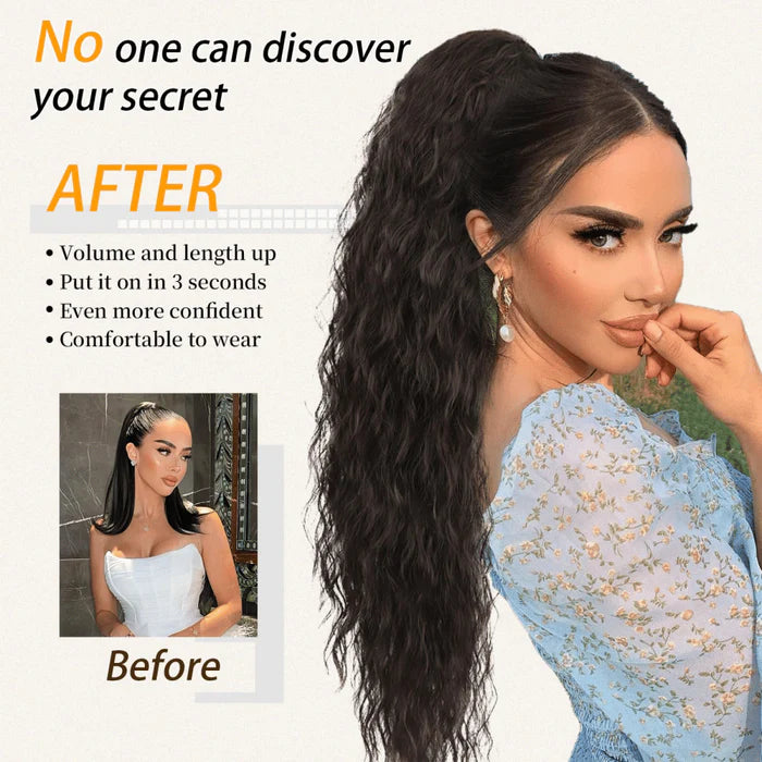 GlamPony – Natural Look Ponytail Extensions
