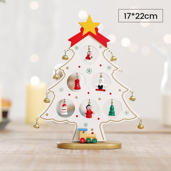 FestiveCraft – DIY Wooden Christmas Tree Decoration Set