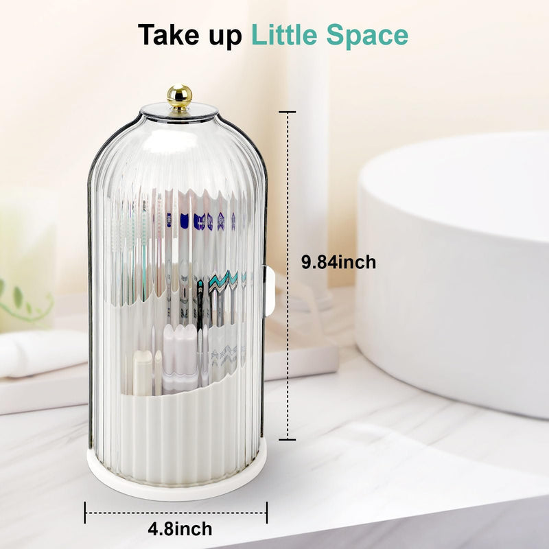 BrushNest – Sliding Lid Toothbrush Organizer
