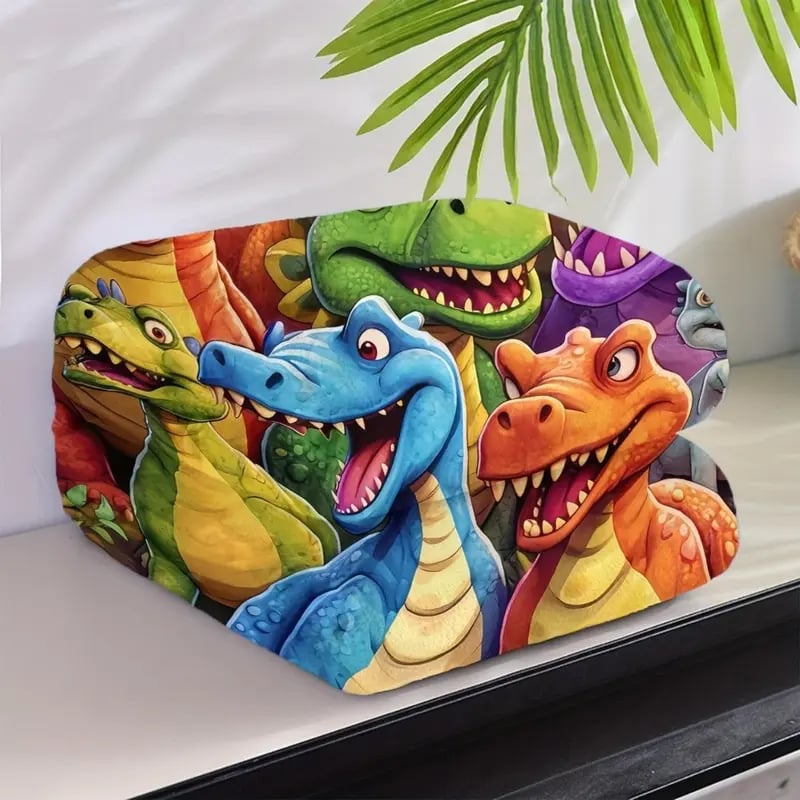 DinoNap - Plush Blanket for Storytime & Sleep