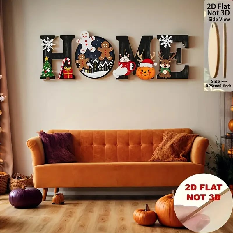 JoyfulHome – Christmas Letter Ornament Set