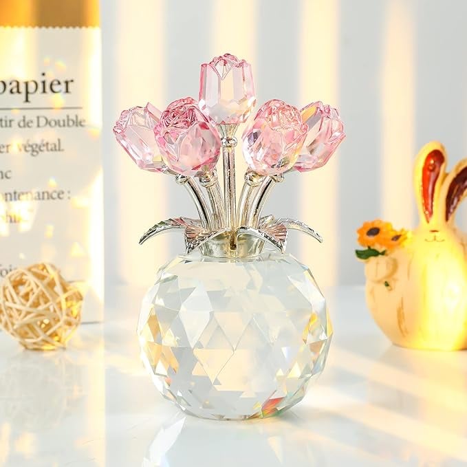 HeartfulGems - Crystal Flower Keepsake