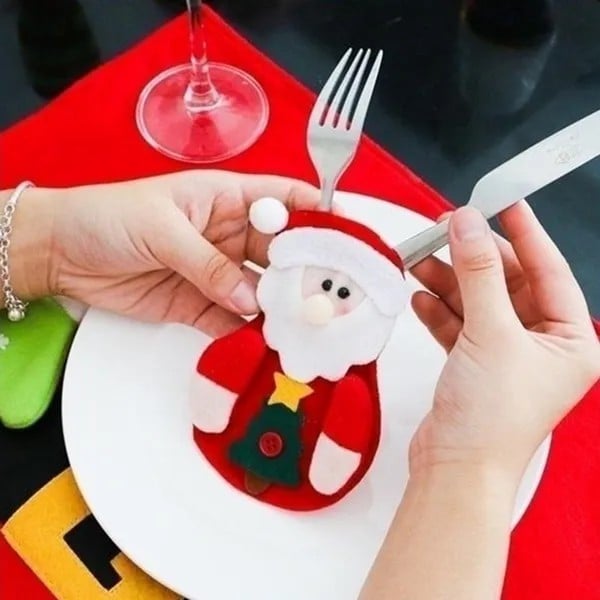 FestivePouch – Christmas Cutlery Holder Pocket