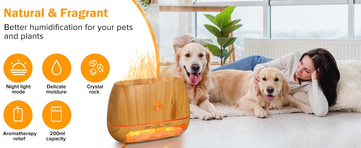 ZenGlow – 3-in-1 Himalayan Salt Diffuser