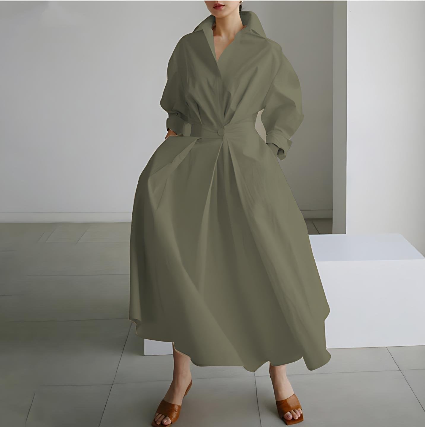 Eleganza - Women’s Cotton Wrap Dress