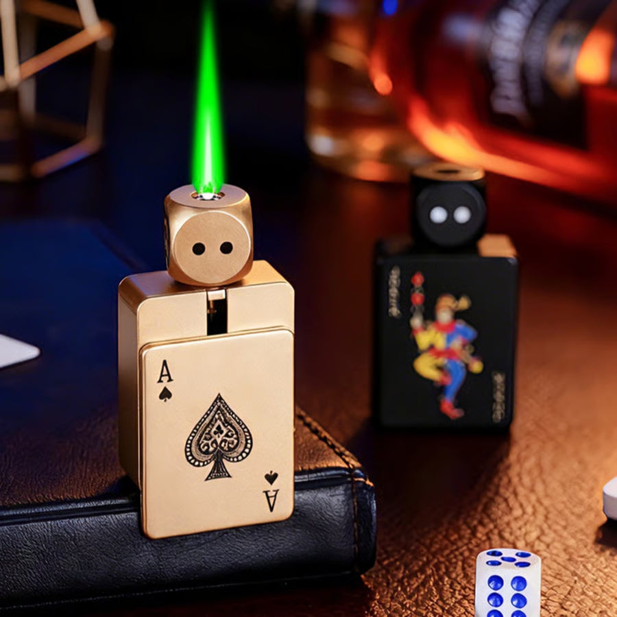 DiceSpark – Rotating Dice Lighter for Stress Relief