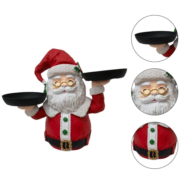 FrostyFeast – Christmas Snowman Treats Holder with Plate