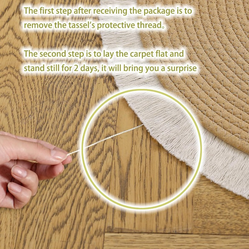 SoftWeave – Premium Cotton Rope Area Rug