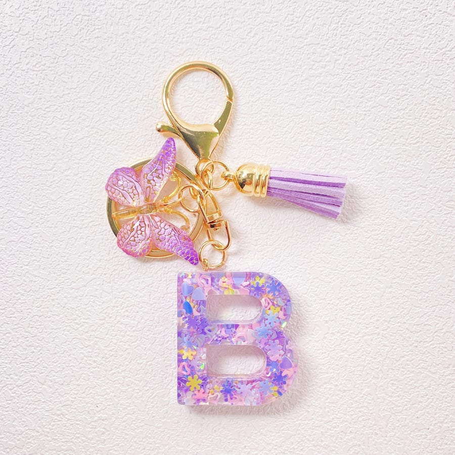 CharmKey – Personalized Initial Letter Keychain