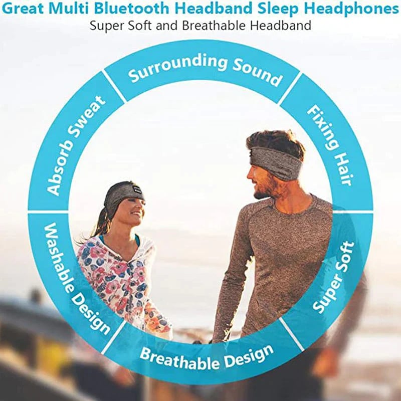 FlowSound - Sports Headband With Built-In Speakers