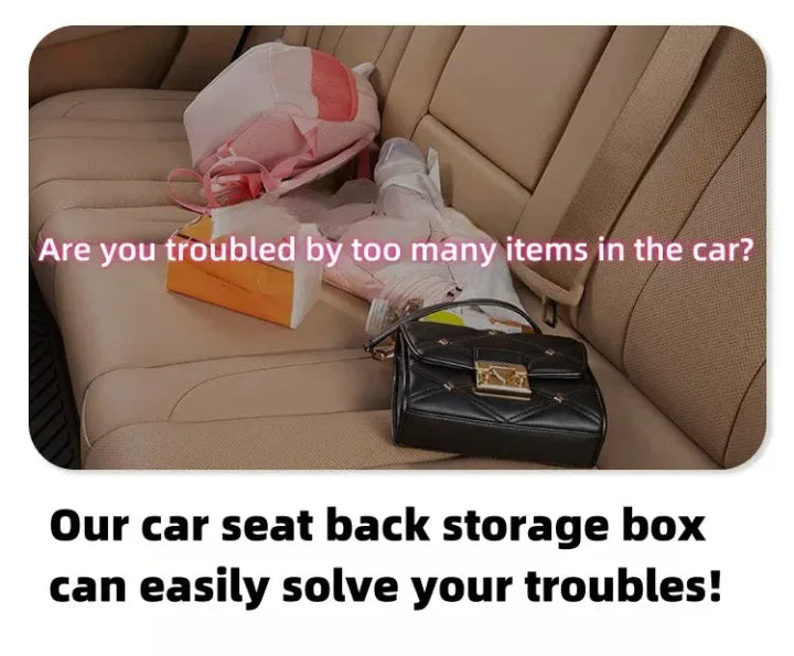 CarCaddy – Space-Saving Seat Back Storage Box