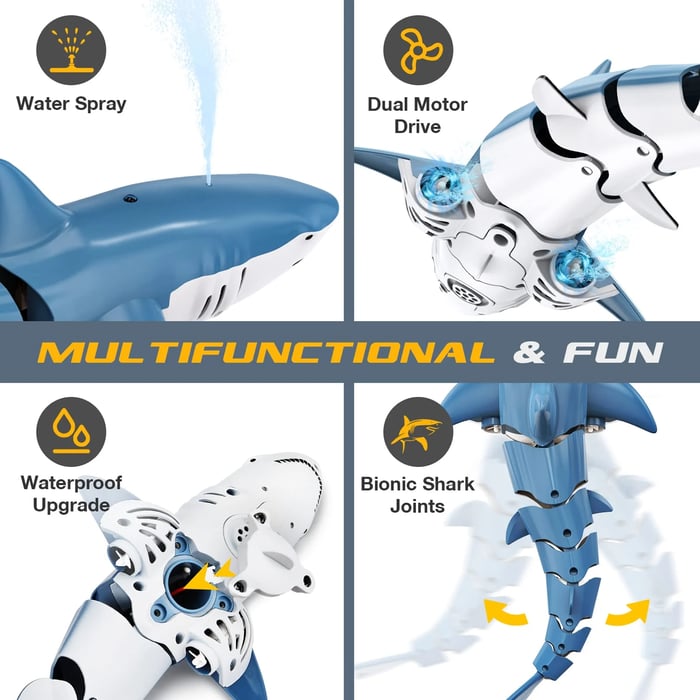 AquaPredator – Remote Control Shark Toy