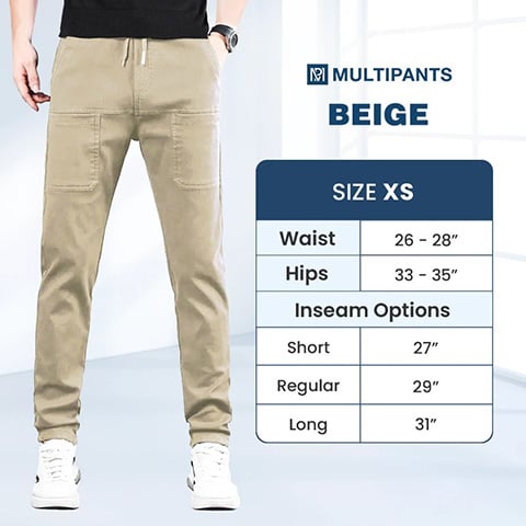 MultiPants – Durable Multi Pocket Stretch Cargo Pants