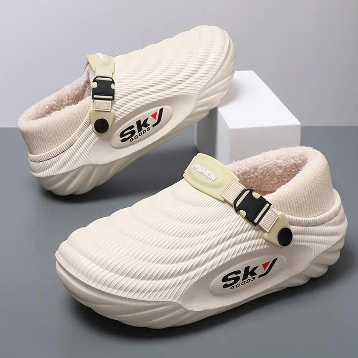 WinterWalk – Men’s Warm Cloud-Fleece Comfort Slippers