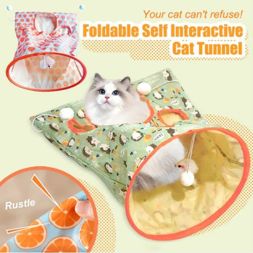 PawVoyage – Expandable Cat Tunnel Bag