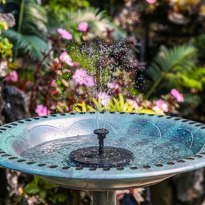 EcoRipple - Solar Garden Fountain