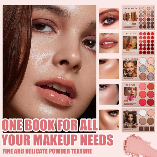 ShadeLibrary – 5 Layer Book Palette with 67 Pro Eyeshadow Shades