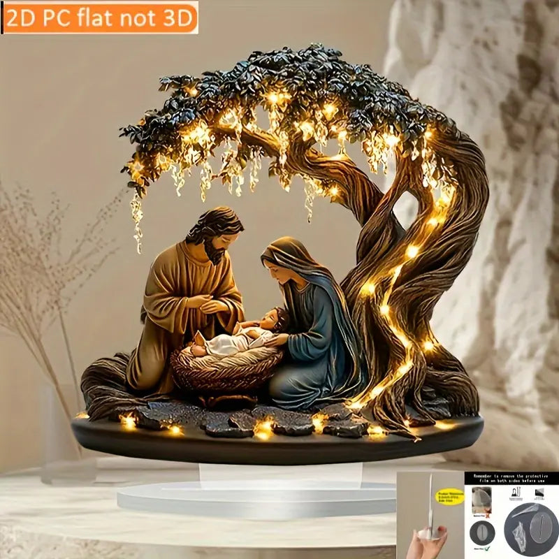 BabyNoel – Flat Christmas Scene Decor