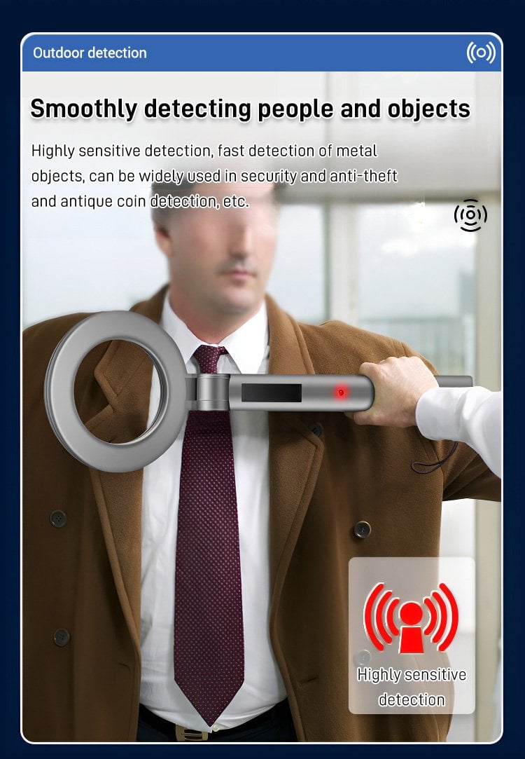 MetalSense – Handheld Sensitive Detector
