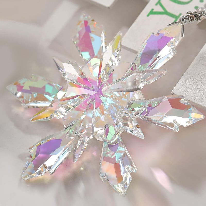 FrostGleam – Sparkling Crystal Suncatcher