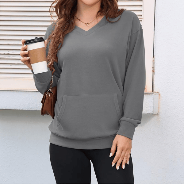ComfiChic – Hatless Hoodie with Deep Pockets