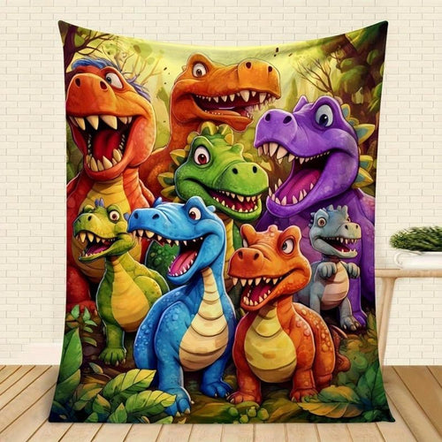 DinoNap - Plush Blanket for Storytime & Sleep